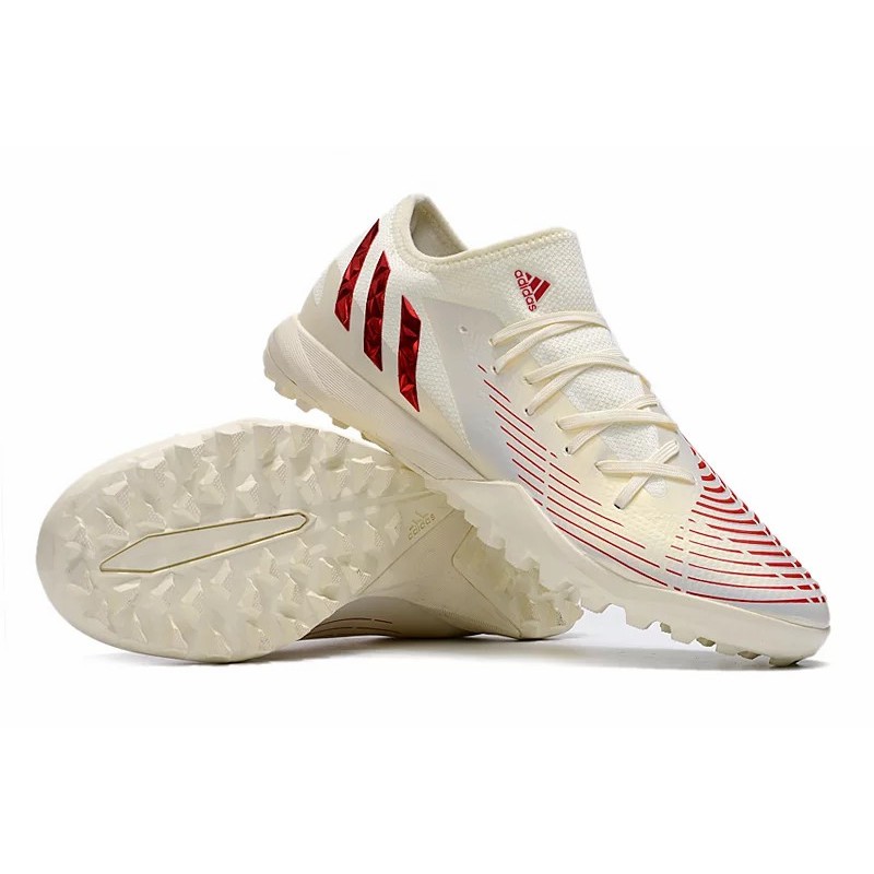 Botas de Fútbol Adidas Predator Edge.3 Low TF Unisex Marfil (#37~#45)