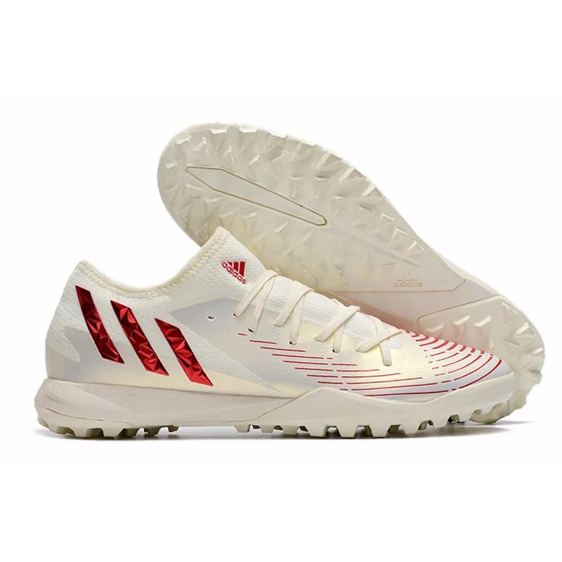 Botas de Fútbol Adidas Predator Edge.3 Low TF Unisex Marfil (#37~#45)
