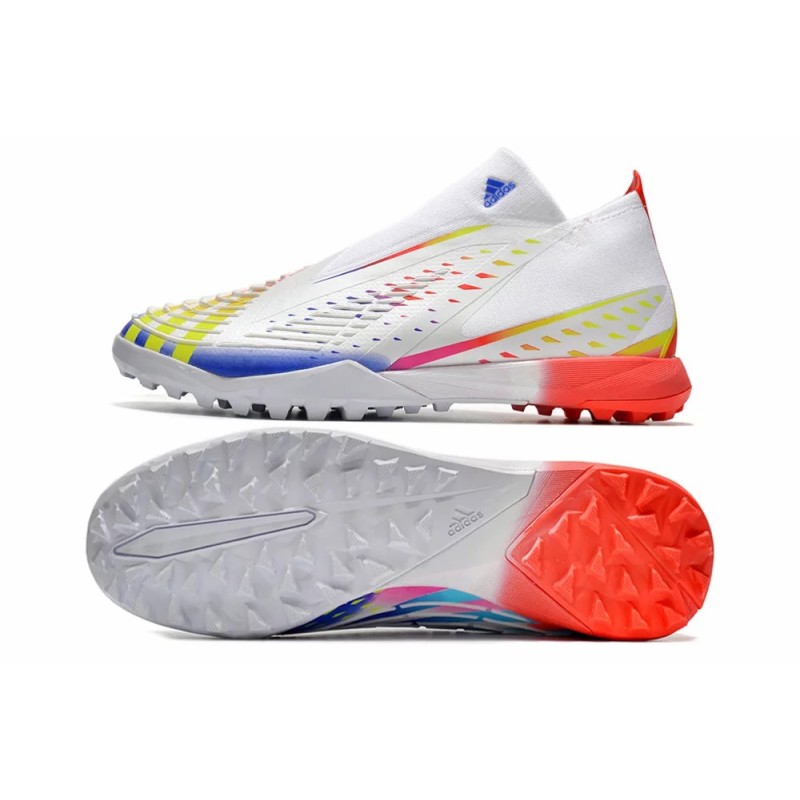 Botas de Fútbol Adidas Predator Edge.1 TF Blanco&Multicolor (#38~#45)