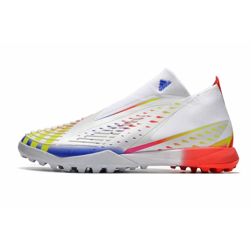 Botas de Fútbol Adidas Predator Edge.1 TF Blanco&Multicolor (#38~#45)