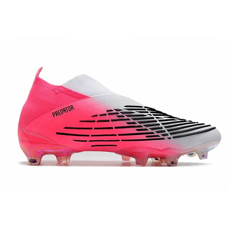 Botas de Fútbol Adidas Predator Edge FG Unisex Blanco&Rosa (#36~#45)