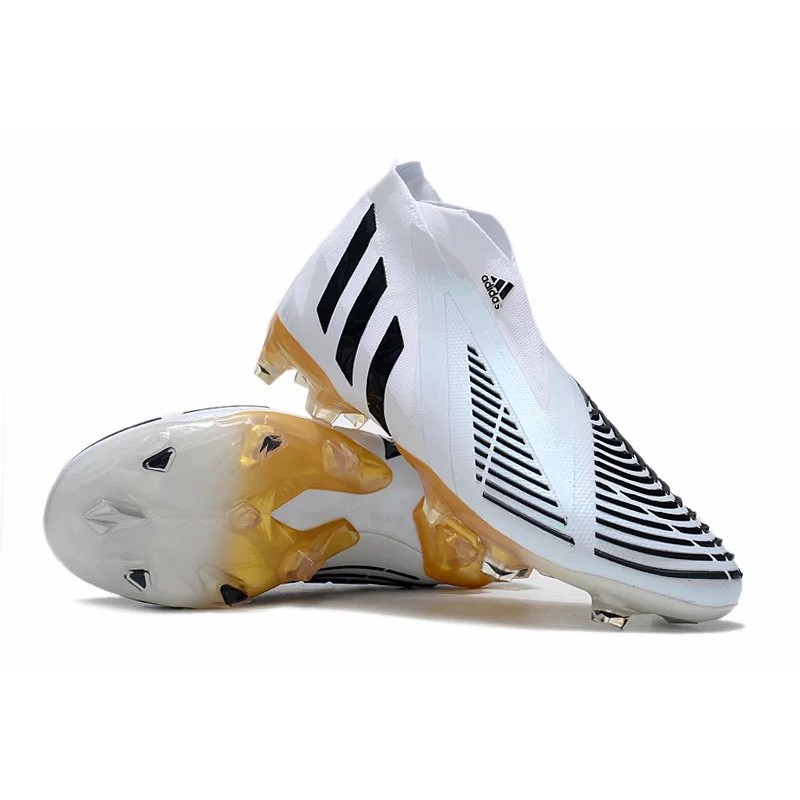 Botas de Fútbol Adidas Predator Edge Geometric+ FG Blanco&Negro (#39~#45)