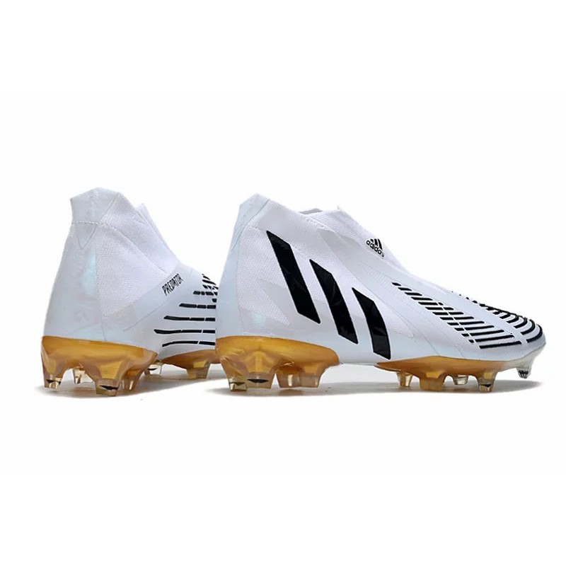 Botas de Fútbol Adidas Predator Edge Geometric+ FG Blanco&Negro (#39~#45)