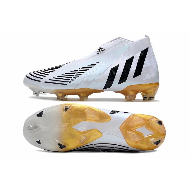 Botas de Fútbol Adidas Predator Edge Geometric+ FG Blanco&Negro (#39~#45)