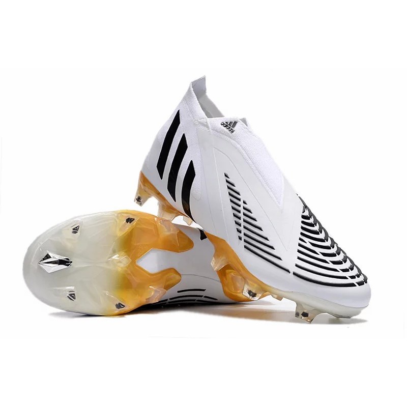 Botas de Fútbol Adidas Predator Edge Geometric+ FG Unisex Blanco (#36~#45)