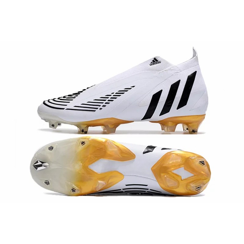 Botas de Fútbol Adidas Predator Edge Geometric+ FG Unisex Blanco (#36~#45)
