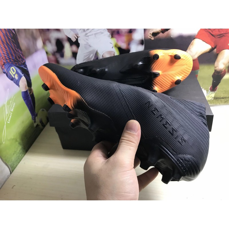 Botas de Fútbol Adidas Nemeziz 19+’Dark Script’ FG Negro (#38~#45)