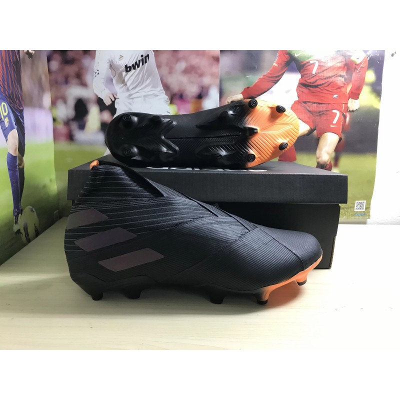 Botas de Fútbol Adidas Nemeziz 19+’Dark Script’ FG Negro (#38~#45)