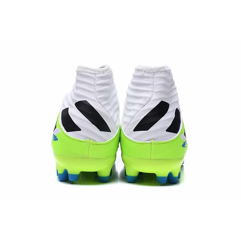 Botas de Fútbol Adidas Nemeziz 19.3 AG Unisex Blanco&Verde Fluorescente (#36~#45)