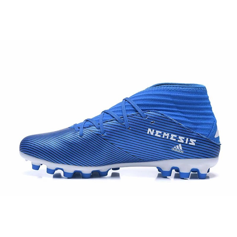 Botas de Fútbol Adidas Nemeziz 19.3 AG Unisex Azul (#36~#45)