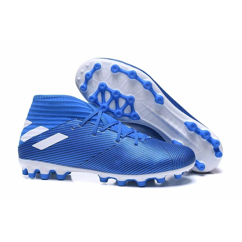 Botas de Fútbol Adidas Nemeziz 19.3 AG Unisex Azul (#36~#45)
