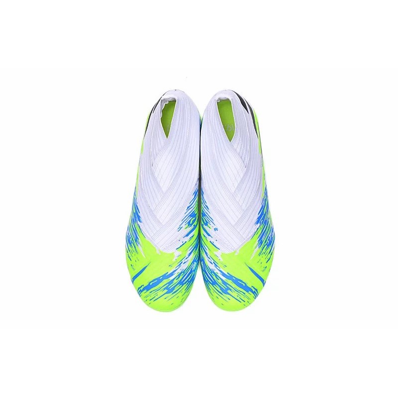 Botas de Fútbol Adidas Nemeziz 19+ Uniforia Pack FG Azul Marino  /  Blanco&Verde Fluorescente  /  Blanco&Rosado  /  Púrpura  /  Rojo  /  Negro  /  Azul  /  Gris&Plateado  /  Azul Marino&Rojo (#39~#45)