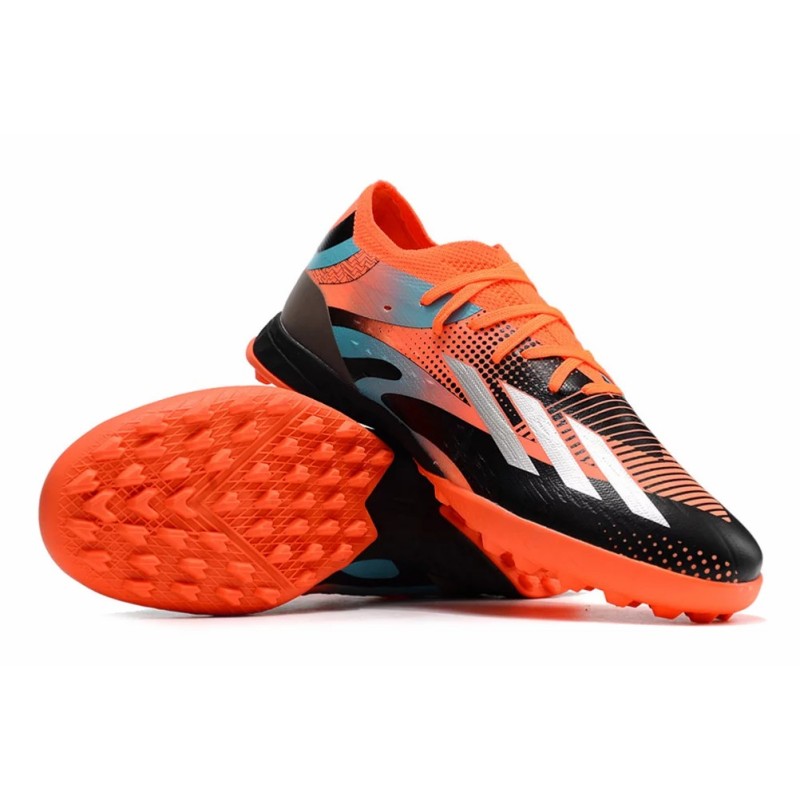 Botas de Fútbol Adidas X Speedportal.1 TF Negro&Naranja (#39~#45)