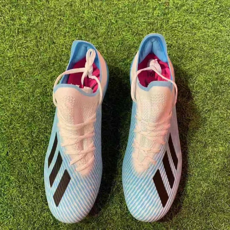 Botas de Fútbol Adidas X 19.1 AG Celeste&Blanco (#39~#45)