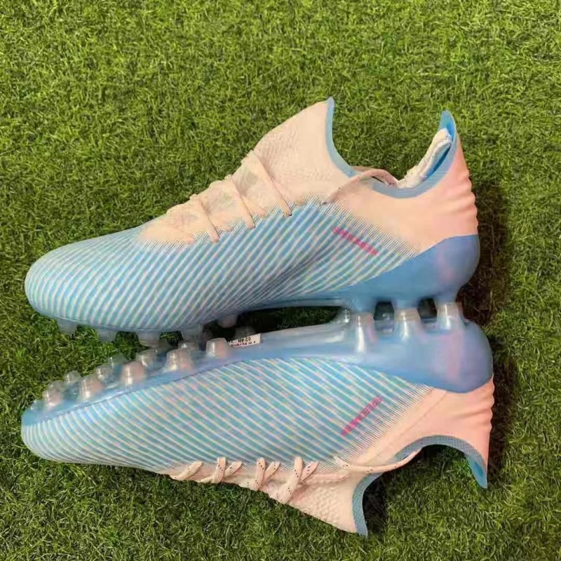 Botas de Fútbol Adidas X 19.1 AG Celeste&Blanco (#39~#45)