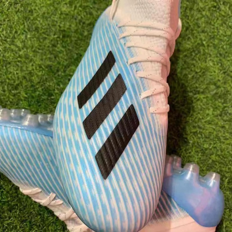 Botas de Fútbol Adidas X 19.1 AG Celeste&Blanco (#39~#45)