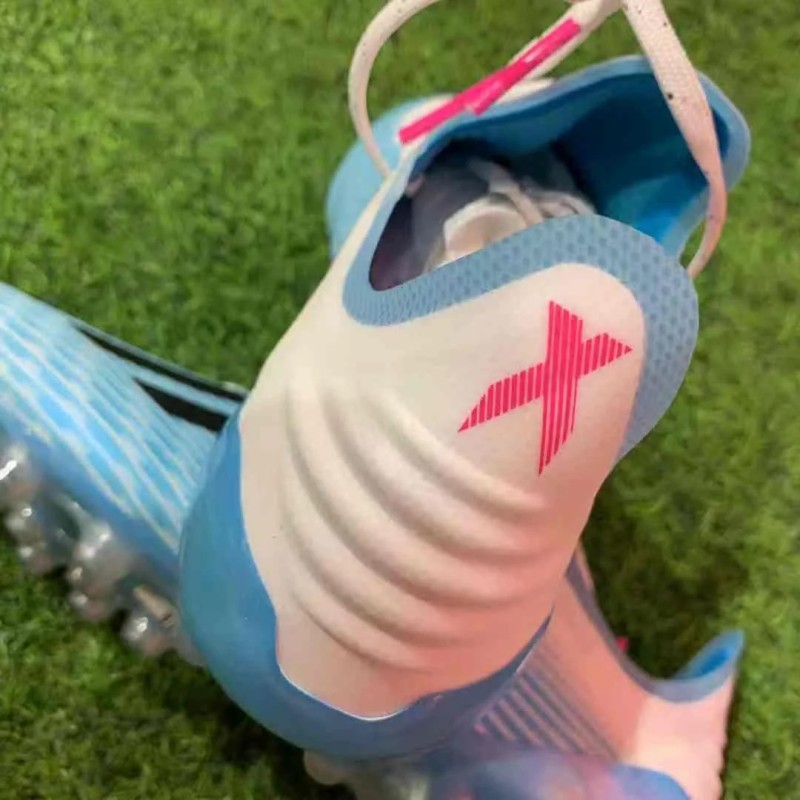 Botas de Fútbol Adidas X 19.1 AG Celeste&Blanco (#39~#45)