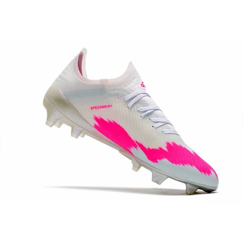 Botas de Fútbol Adidas X 19.1 FG Blanco&Rosa (#39~#45)