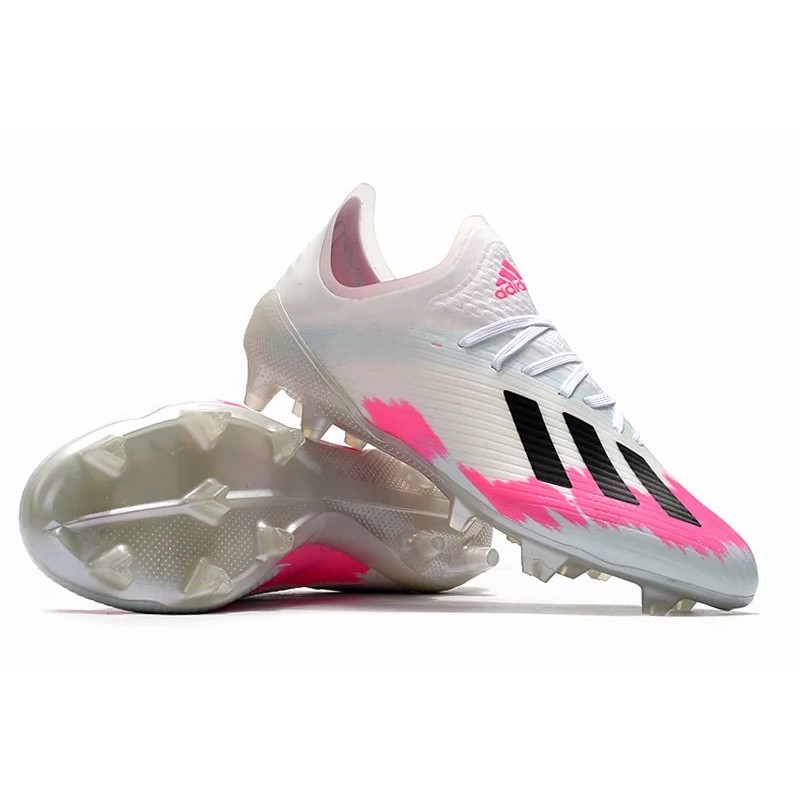 Botas de Fútbol Adidas X 19.1 FG Blanco&Rosa (#39~#45)