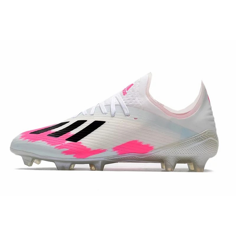 Botas de Fútbol Adidas X 19.1 FG Blanco&Rosa (#39~#45)