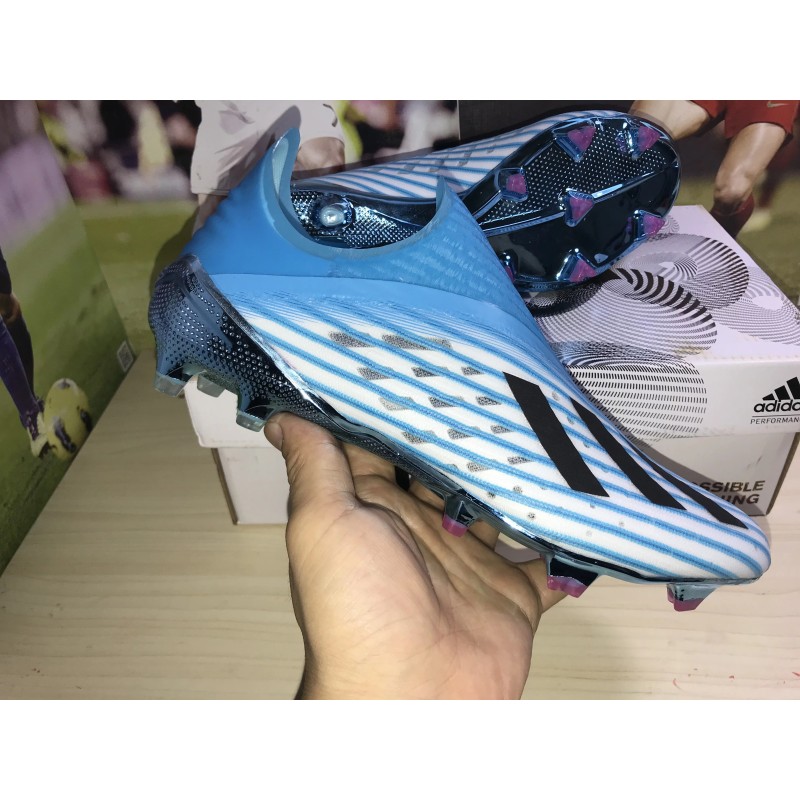 Botas de Fútbol Adidas X 19+ FG Azul (#39~#45)