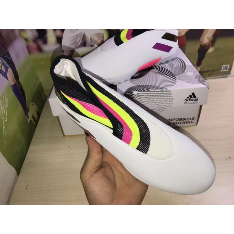Botas de Fútbol Adidas Nemeziz 19.3 Laceless TF Azul / Rojo / Blanco / Verde Fluorescente / Púrpura / Azul Marino (#39~#45)
