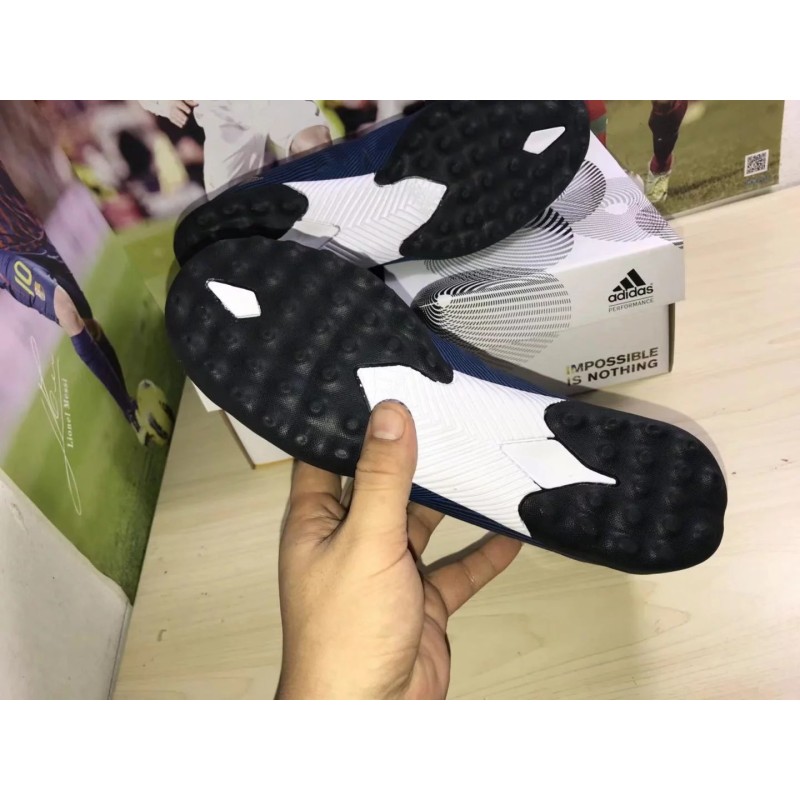 Botas de Fútbol Adidas Nemeziz 19.3 Laceless TF Azul / Rojo / Blanco / Verde Fluorescente / Púrpura / Azul Marino (#39~#45)