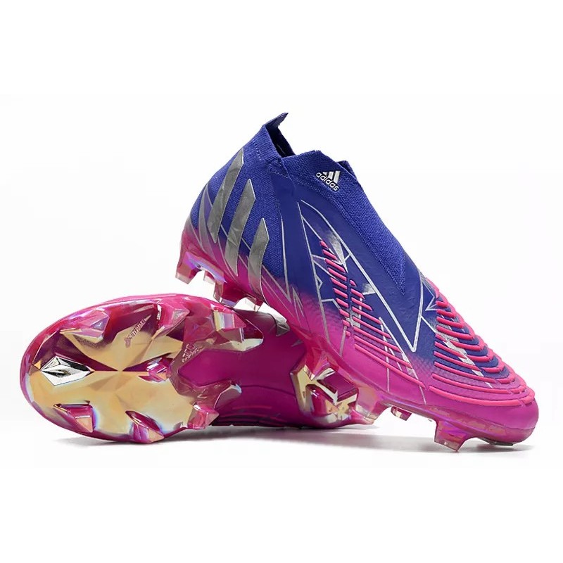 Botas de Fútbol Adidas Predator Edge Geometric+ FG Azul&Violeta (#36~#45)