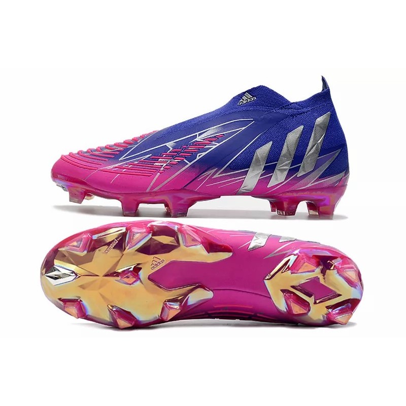 Botas de Fútbol Adidas Predator Edge Geometric+ FG Azul&Violeta (#36~#45)