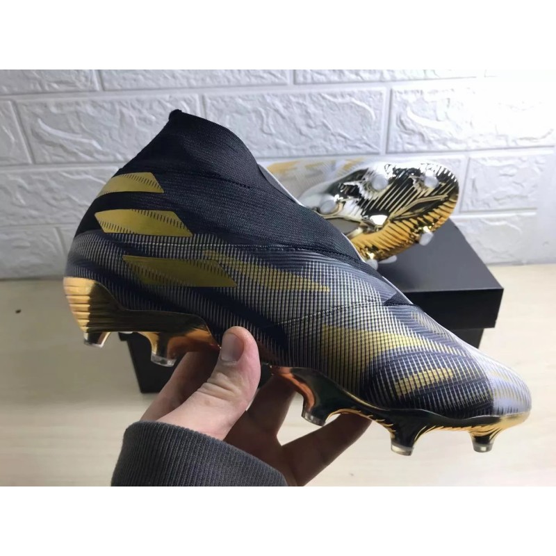 Botas de Fútbol Adidas Nemeziz FG Hombre Blanco&Dorado (#38~#45)