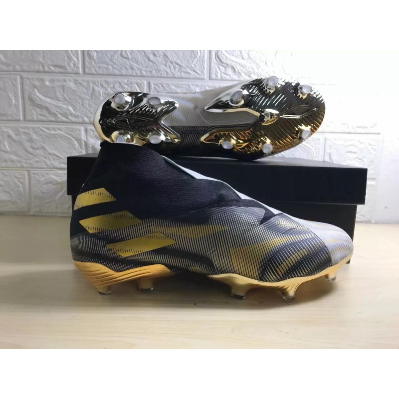 Botas de Fútbol Adidas Nemeziz FG Hombre Blanco&Dorado (#38~#45)