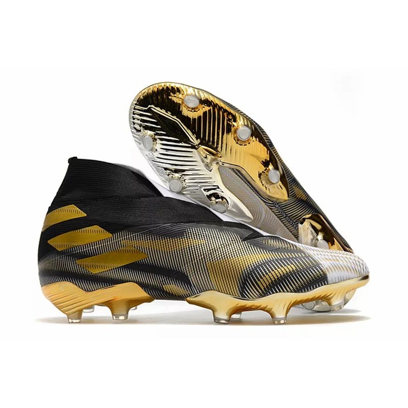 Botas de Fútbol Adidas Nemeziz FG Hombre Blanco&Dorado (#38~#45)