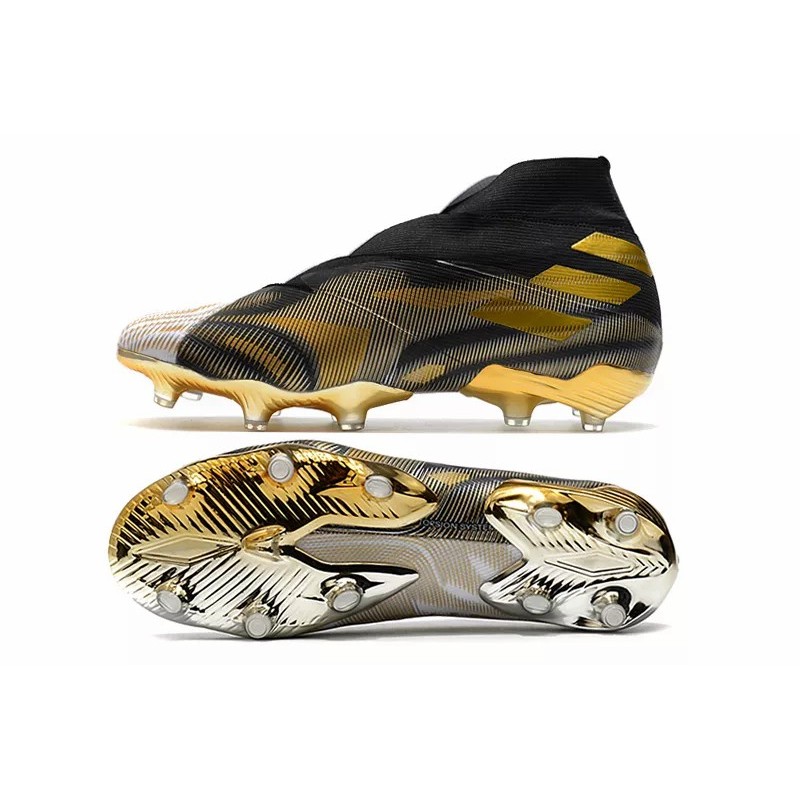 Botas de Fútbol Adidas Nemeziz FG Hombre Blanco&Dorado (#38~#45)