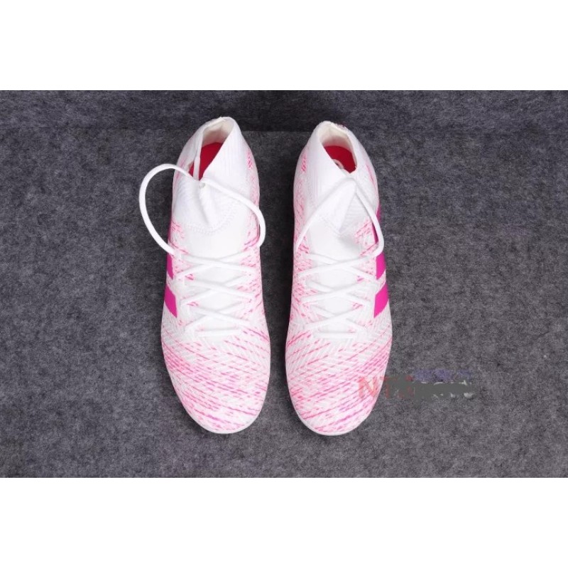 Botas de Fútbol Adidas Nemeziz Messi 18.1 AG Hombre Blanco&Rosa (#39~#45)