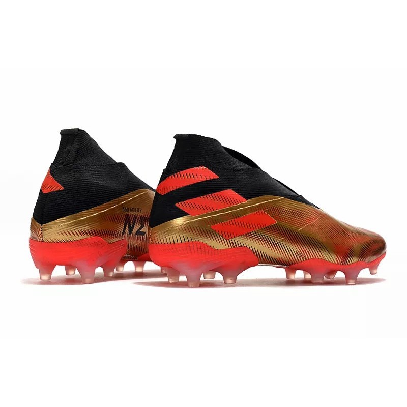 Botas de Fútbol Adidas Nemeziz 19 FG Hombre Dorado / Plateado / Blanco (#39~#45)