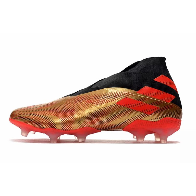 Botas de Fútbol Adidas Nemeziz 19 FG Hombre Dorado / Plateado / Blanco (#39~#45)