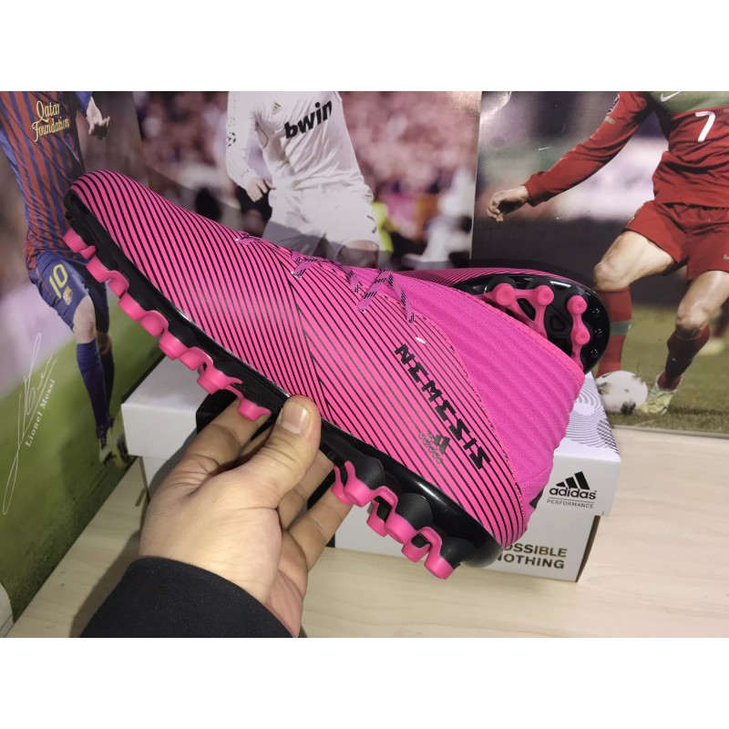 Botas de Fútbol Adidas Nemeziz 19.3 AG Unisex Rosa (#36~#45)
