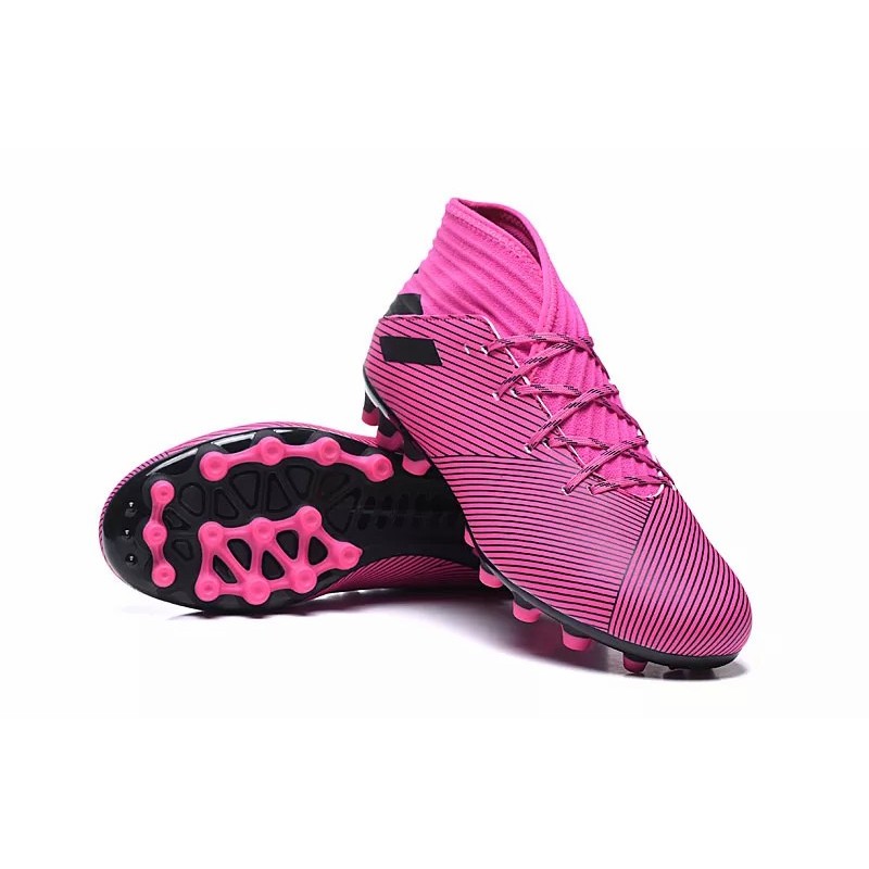 Botas de Fútbol Adidas Nemeziz 19.3 AG Unisex Rosa (#36~#45)