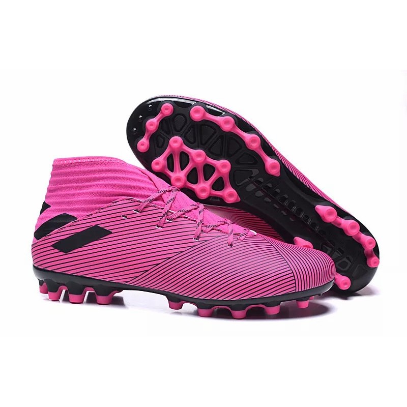 Botas de Fútbol Adidas Nemeziz 19.3 AG Unisex Rosa (#36~#45)