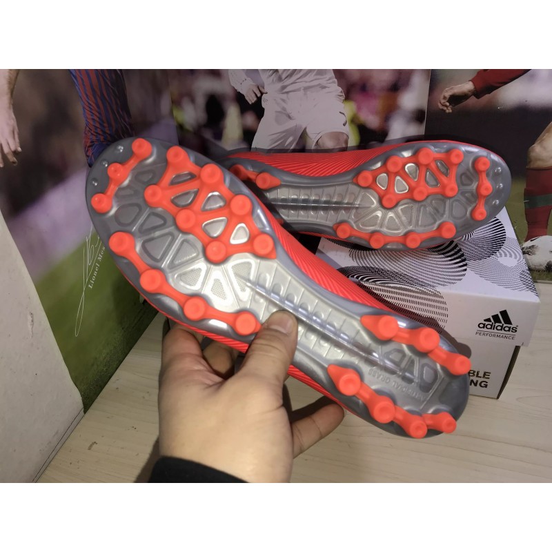 Botas de Fútbol Adidas Nemeziz 19.3 AG Unisex Rojo (#36~#45)