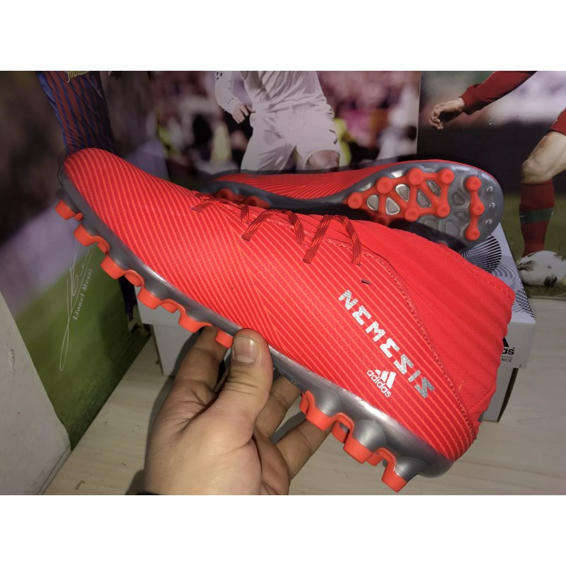 Botas de Fútbol Adidas Nemeziz 19.3 AG Unisex Rojo (#36~#45)
