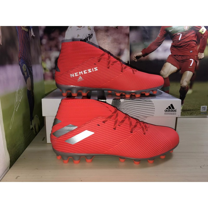 Botas de Fútbol Adidas Nemeziz 19.3 AG Unisex Rojo (#36~#45)