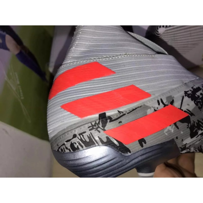 Botas de Fútbol Adidas Nemeziz 19 Hombre Gris (#39~#45)