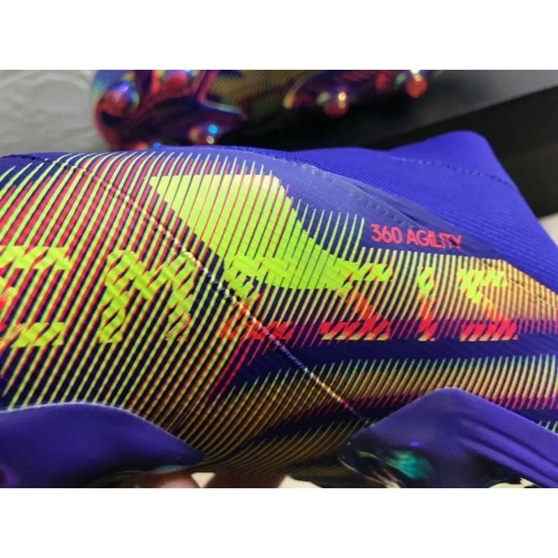 Botas de Fútbol Adidas Nemeziz FG Hombre Azul&Amarillo&Naranja (#38~#45)