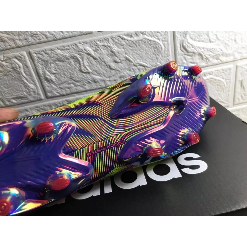 Botas de Fútbol Adidas Nemeziz FG Hombre Azul&Amarillo&Naranja (#38~#45)