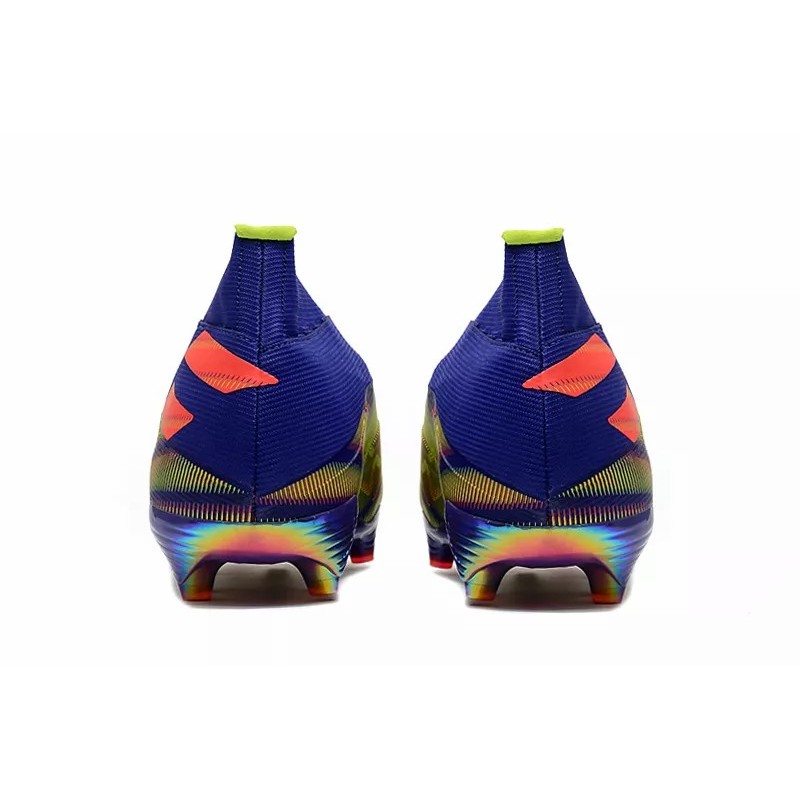 Botas de Fútbol Adidas Nemeziz FG Hombre Azul&Amarillo&Naranja (#38~#45)