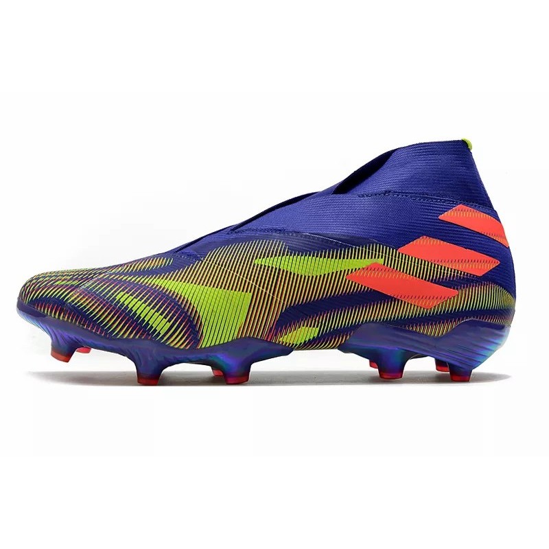 Botas de Fútbol Adidas Nemeziz FG Hombre Azul&Amarillo&Naranja (#38~#45)