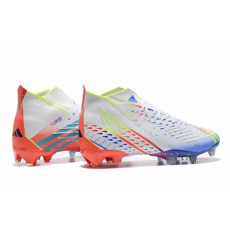 Botas de Fútbol Adidas Predator Edge FG Copa Mundial Qatar 2022 Hombre Blanco (#39~#45)