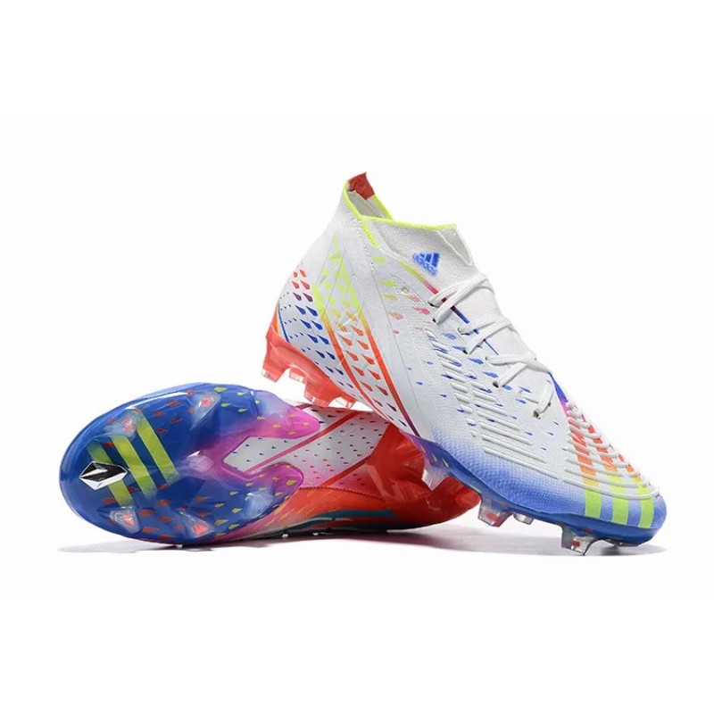 Botas de Fútbol Adidas Predator Edge FG Copa Mundial Qatar 2022 Hombre Blanco (#39~#45)