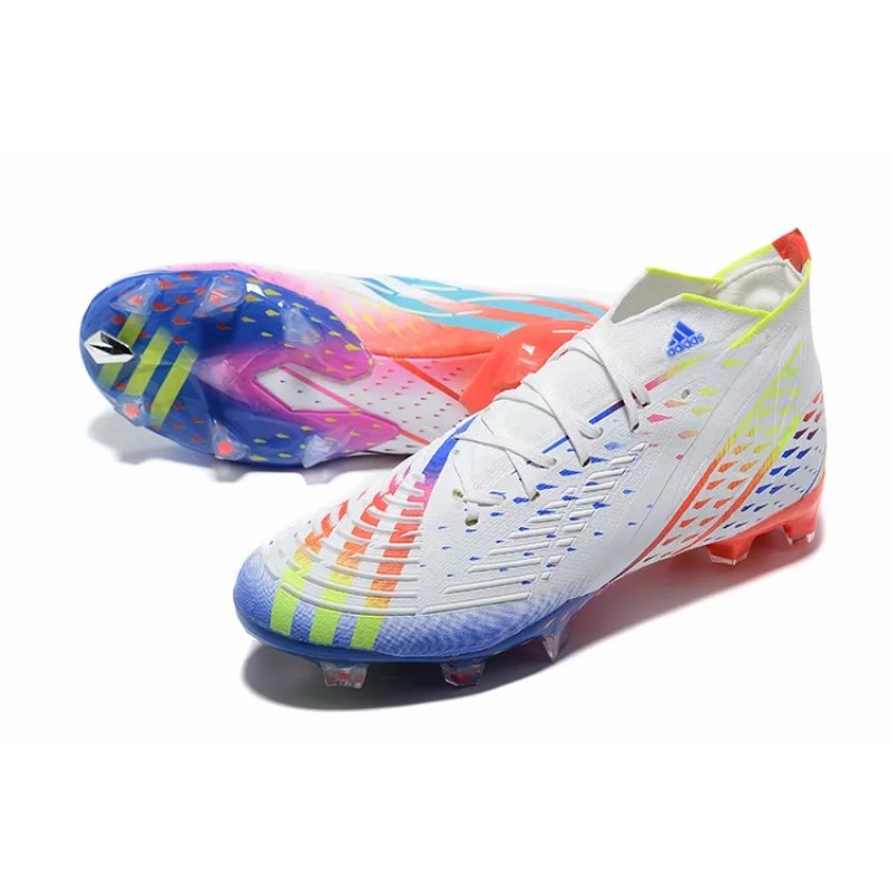 Botas de Fútbol Adidas Predator Edge FG Copa Mundial Qatar 2022 Hombre Blanco (#39~#45)